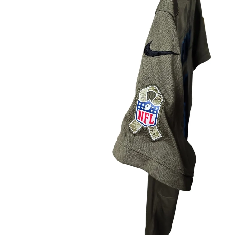 Nike NFL Cam Newton USA Panthers Olive Green Jersey Shirt Kids M